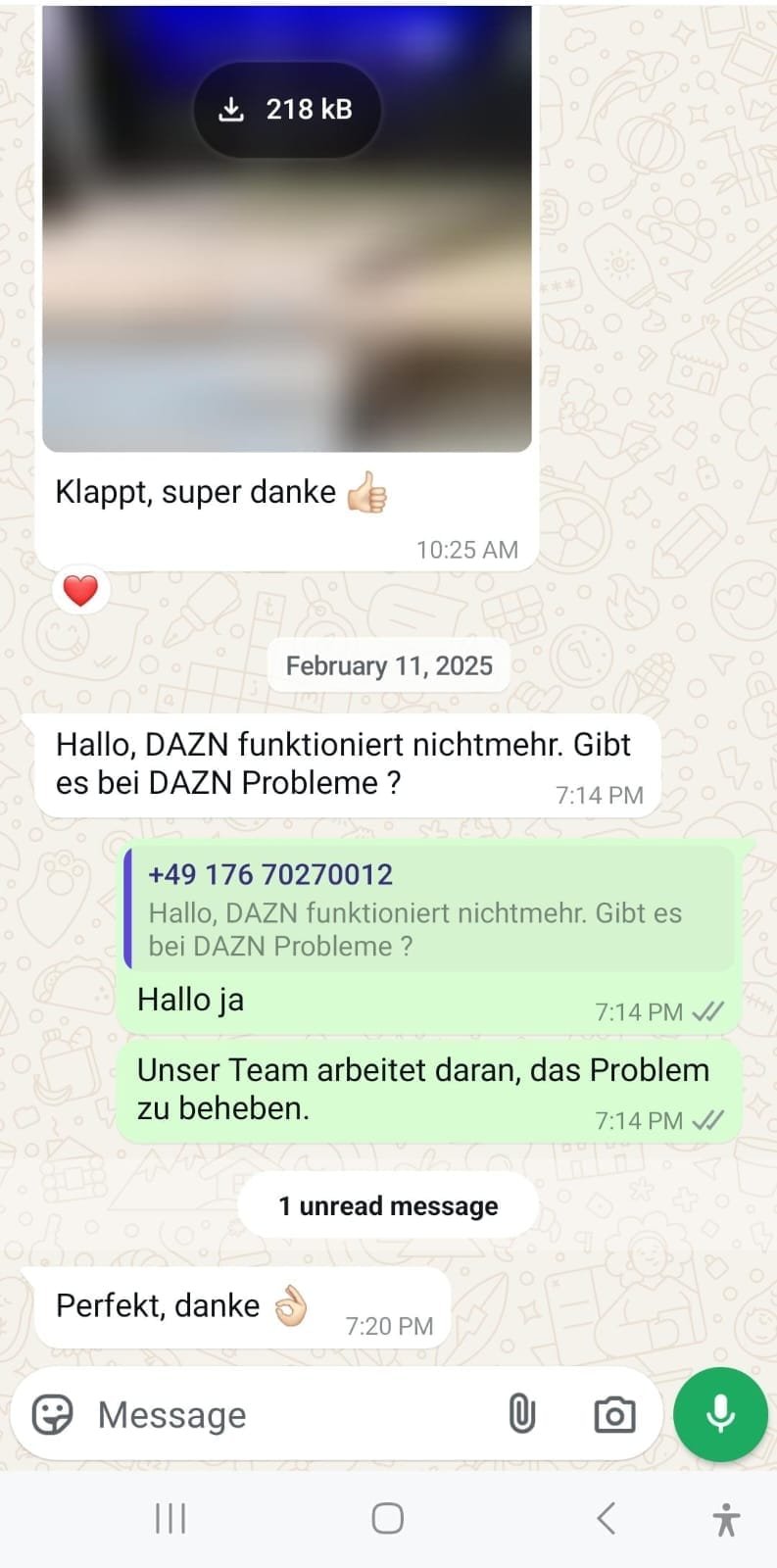 WhatsApp Kundenbewertung 3