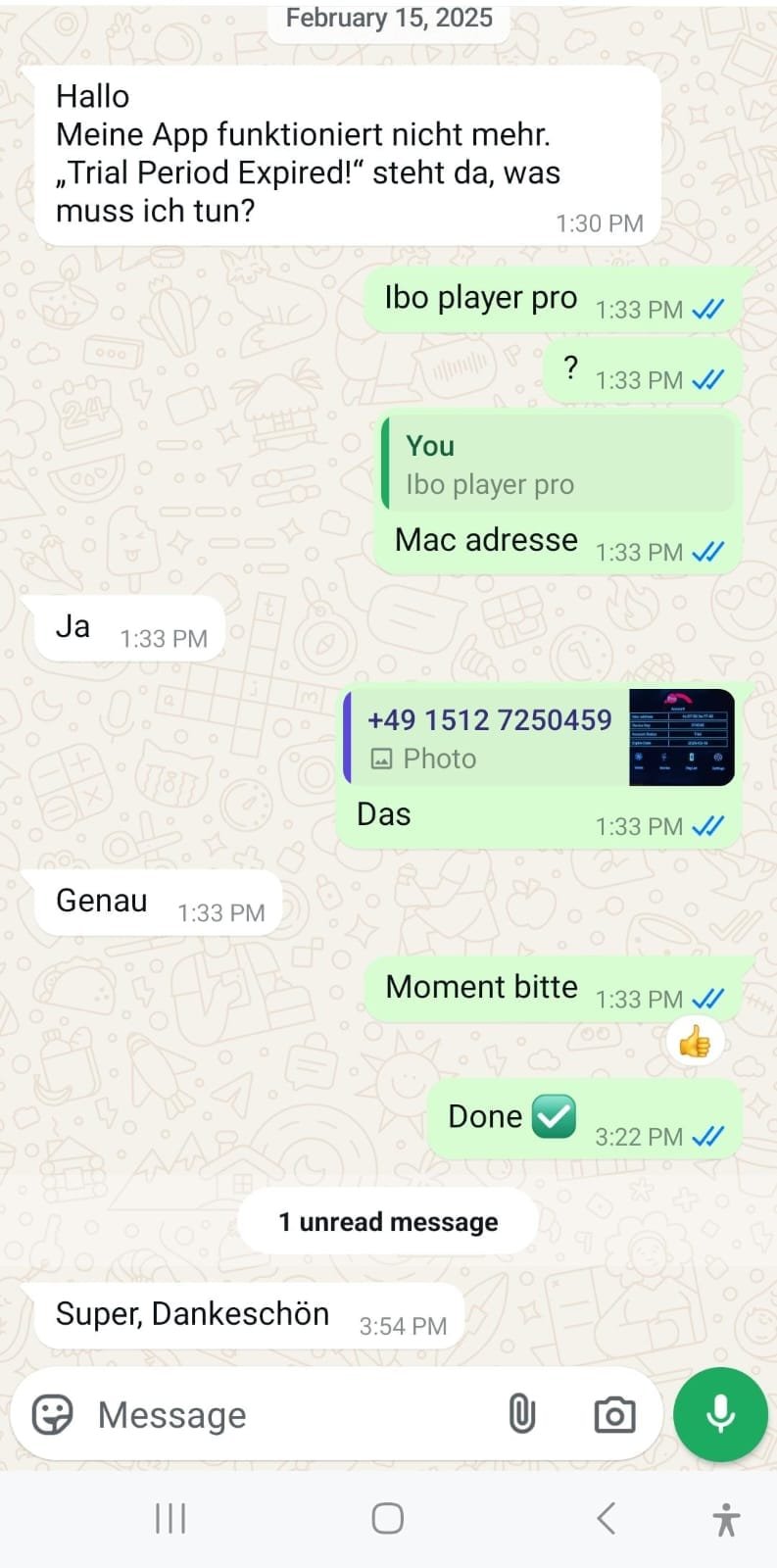 WhatsApp Kundenbewertung 4