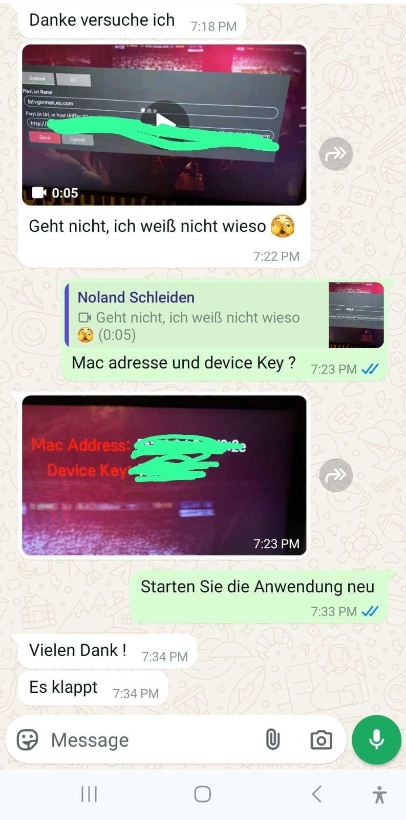 WhatsApp Kundenbewertung 5