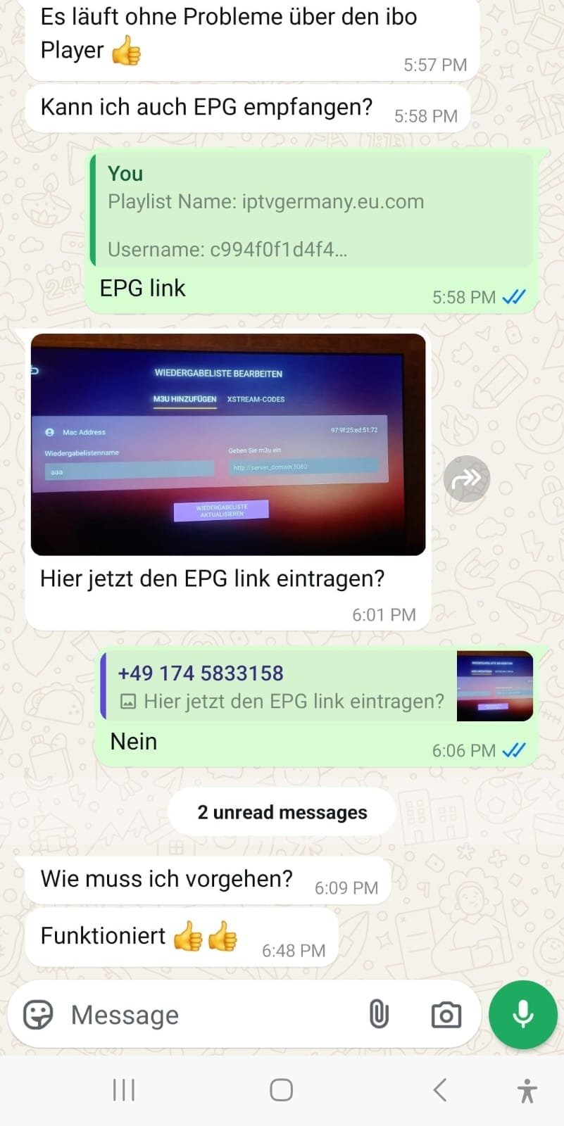WhatsApp Kundenbewertung 1