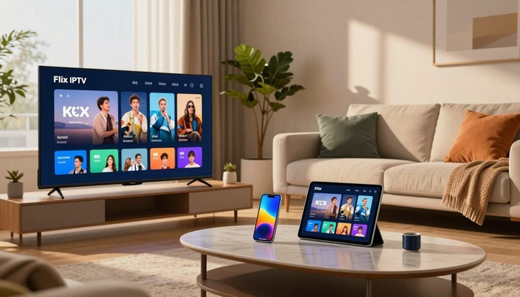 Flix IPTV auf verschiedenen Endgeräten für 4k streaming