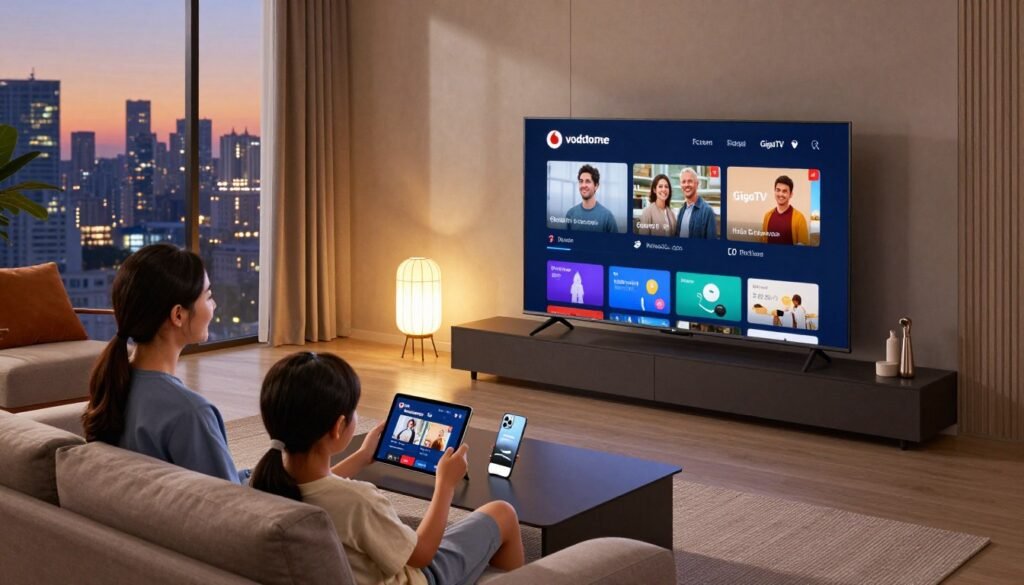 GigaTV und TV-App für modernes Streaming